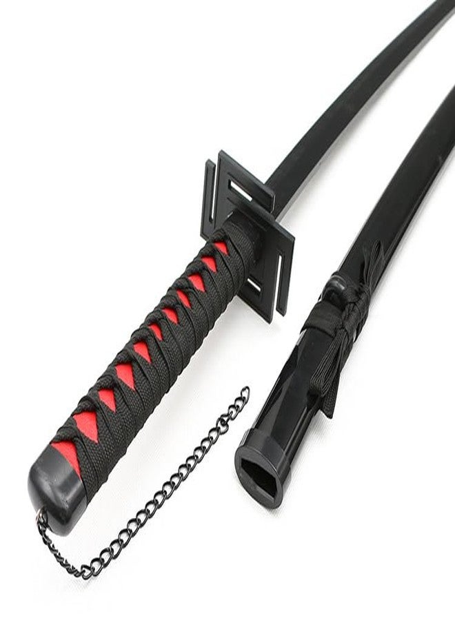 EXCELCHOICE Bleach Zangetsu Ichigo Katana/Sword Toy 104cm Life Size - Bamboo Wood Zangetsu Ichigo Katana (Stand Included) Perfect for Anime Gift,Cosplay (Ichigo Zangetsu, Double Layer Stand) - Image 3